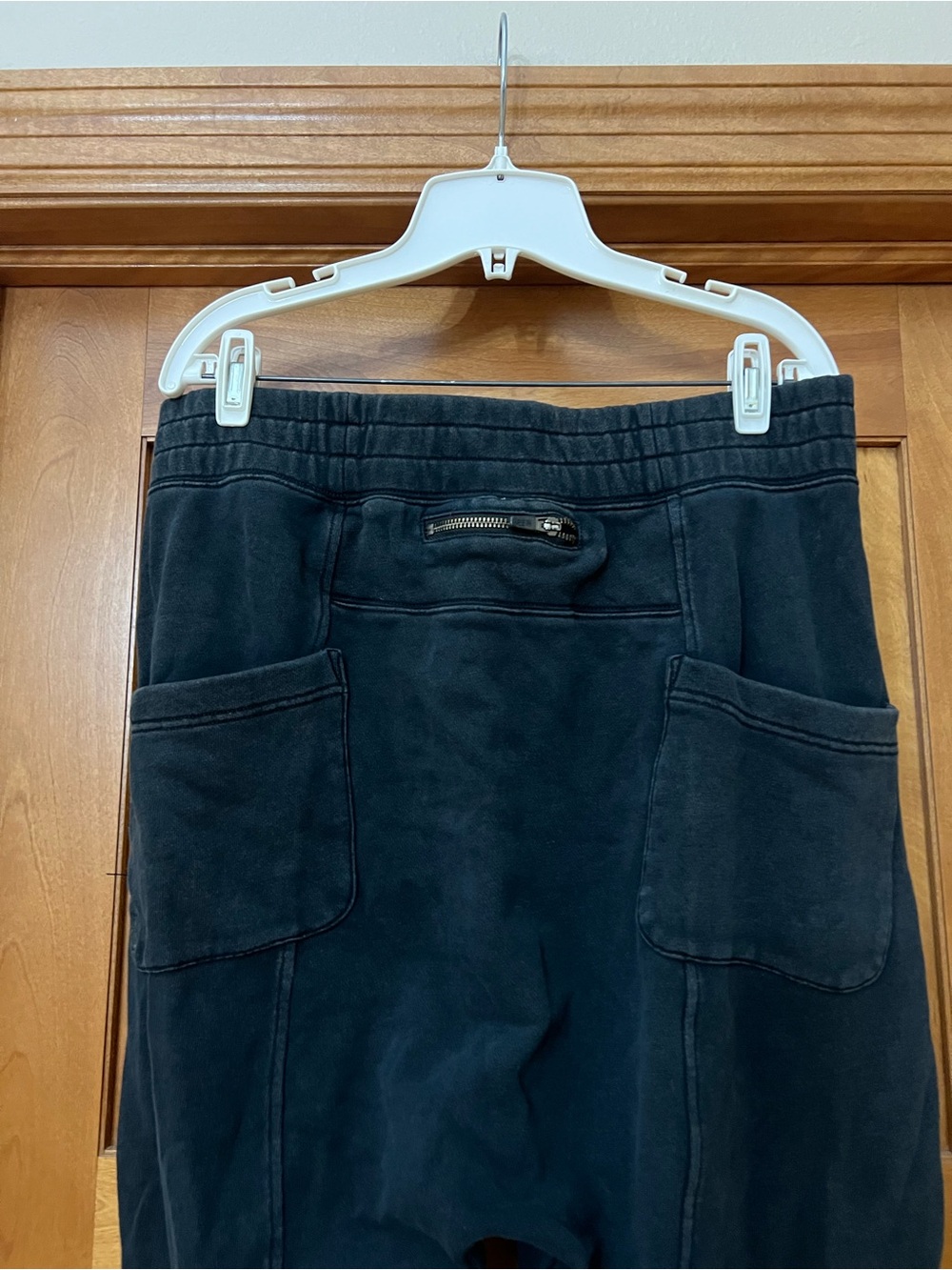 Free People June Bug Cargo Sweatpants Blue Gray Size Large - Picture 7 of 11
